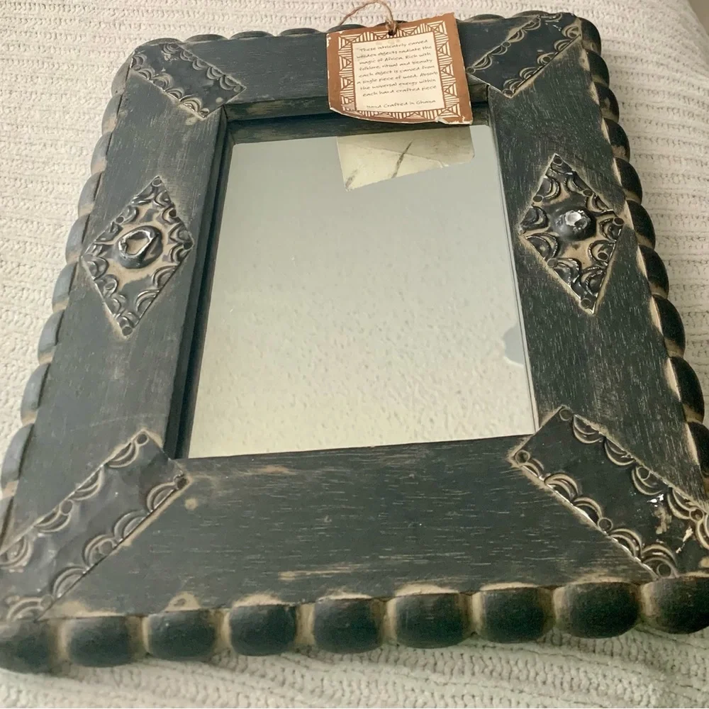 Hand Crafted black wood